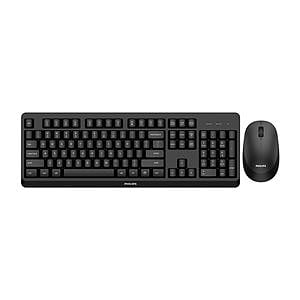 Philips SPT6307BL wireless combo black  Kit teclado y ratón