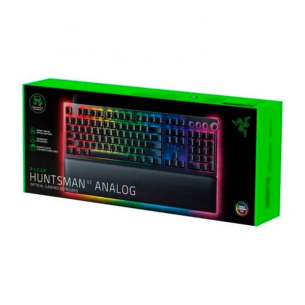 Razer Hunstsman V2 Analog RGB   Teclado Gaming Switch Óptico Analógico