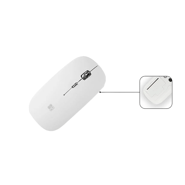 Subblim Combo Dynamic Compact Silver  Kit Teclado y Ratón