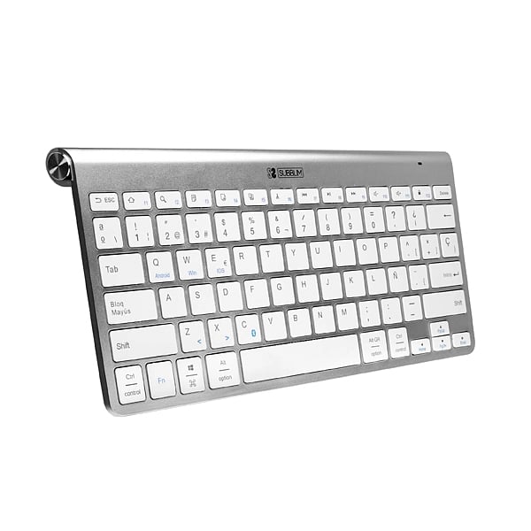 Subblim Wireless Bluetooth Pure Compact Silver  Teclado