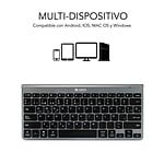 Subblim Wireless Bluetooth Pure Compact Grey  Teclado