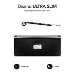 Subblim Wireless Bluetooth Pure Compact Grey  Teclado