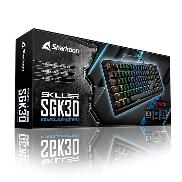 Sharkoon Skiller Mech SGK30 RGB Red  Teclado
