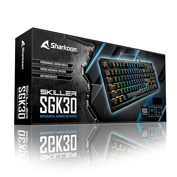 Sharkoon Skiller Mech SGK30 RGB Blue  Teclado