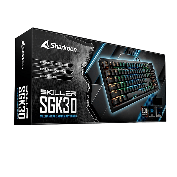 Sharkoon Skiller Mech SGK30 RGB Blue  Teclado