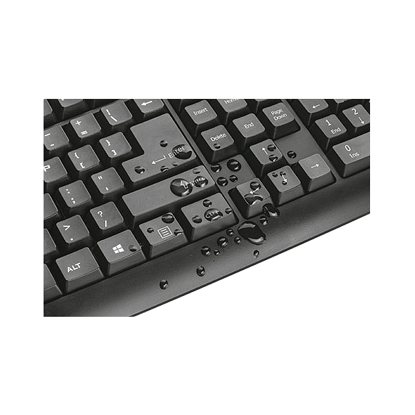 Trust Ziva USB negro  Teclado