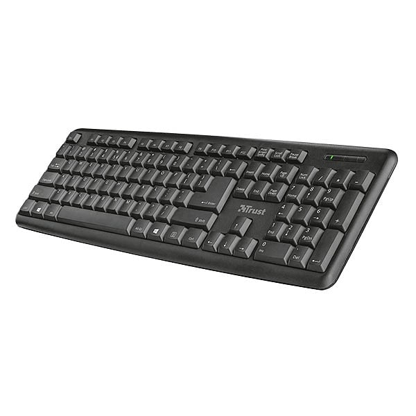 Trust Ziva USB negro  Teclado