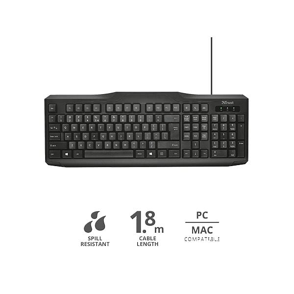 Trust classicline USB  Teclado