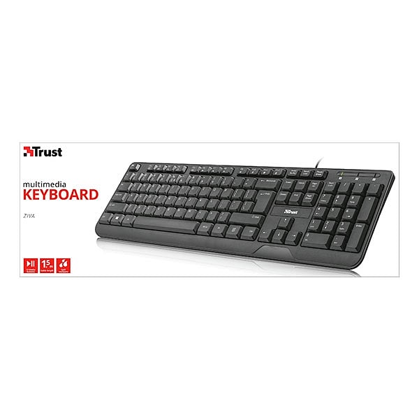 Trust Ziva multimedia  Teclado