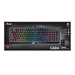 Trust GXT 890 Cada RGB mecánico rojo  Teclado