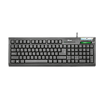 Trust USB  Lector DNIe Negro  Teclado