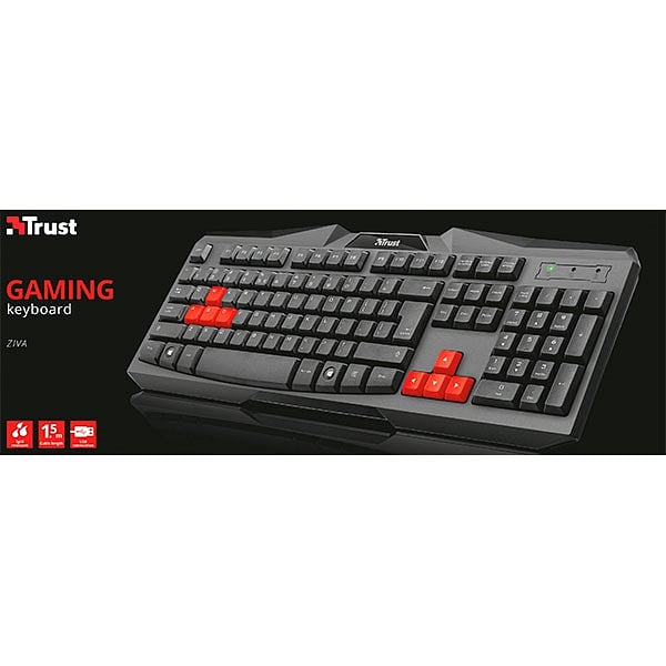 Trust Ziva gaming  Teclado