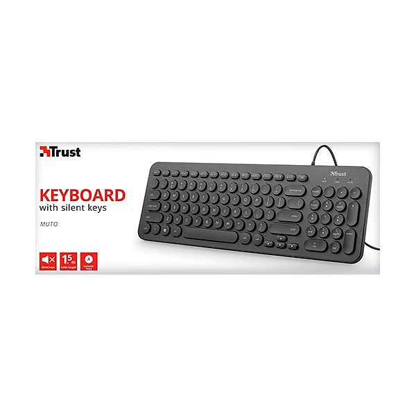 Trust Muto silent USB  Teclado