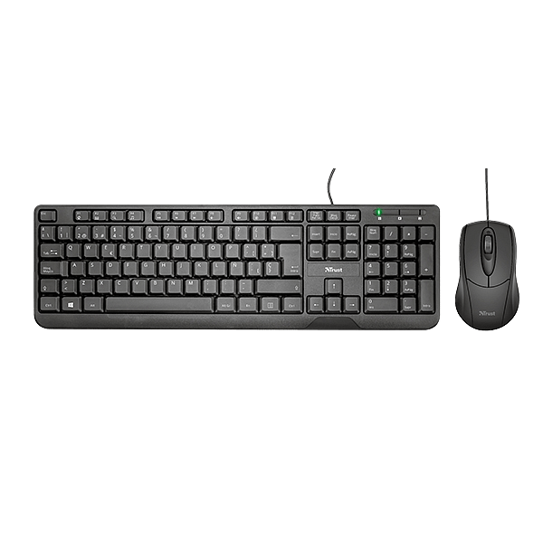 Trust Ziva deskset  Kit de teclado y ratón