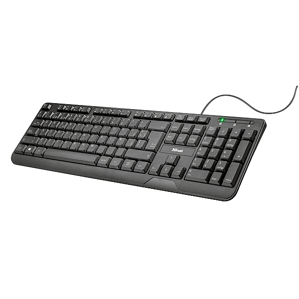 Trust Ziva deskset  Kit de teclado y ratón