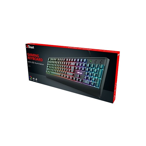 Trust Ziva gaming rainbow  Teclado
