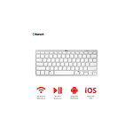 Trust Nado Bluetooth blanco  Teclado