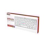 Trust Nado Bluetooth blanco  Teclado