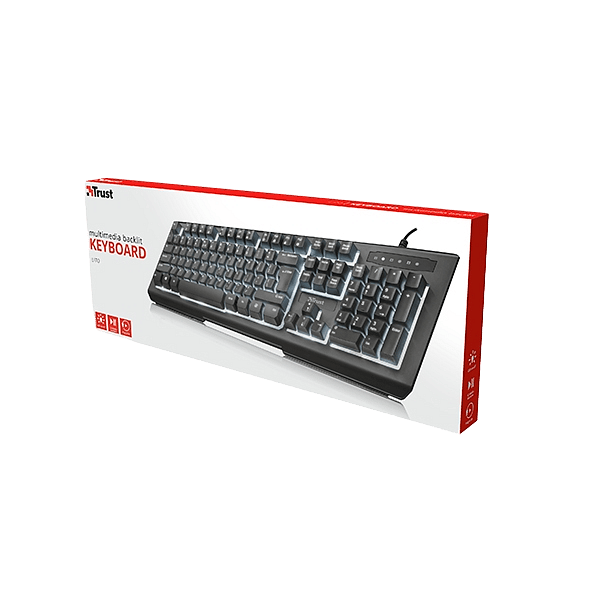 Trust Lito Backlit multimedia  Teclado
