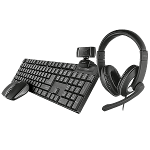 Trust Qoby 4in1 Home Office Set 24040  Pack Oficina