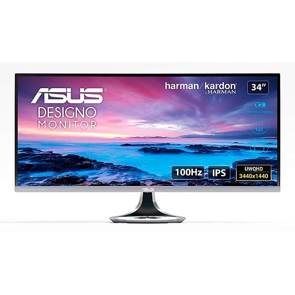ASUS MX34VQ 34 UWQHD 3440x1440 Curvo HDMIDP  Monitor