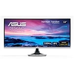 ASUS MX34VQ 34 UWQHD 3440x1440 Curvo HDMIDP  Monitor