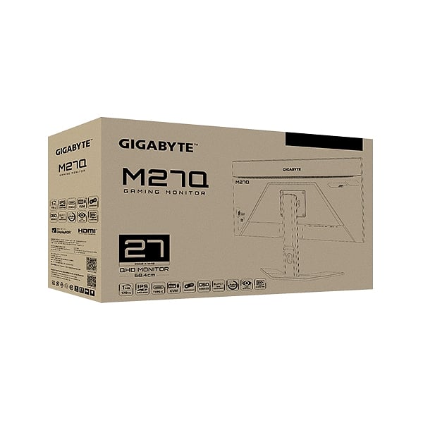 Gigabyte M27Q 27 2K IPS 170Hz FreeSync DP HDMI  Monitor