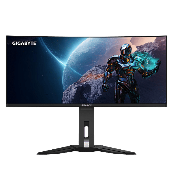Gigabyte MO34WQC Monitor Curvo Gaming 34 UltraWide QHD 175Hz 003ms QD OLED FreeSync Premium Pro Displayport 14