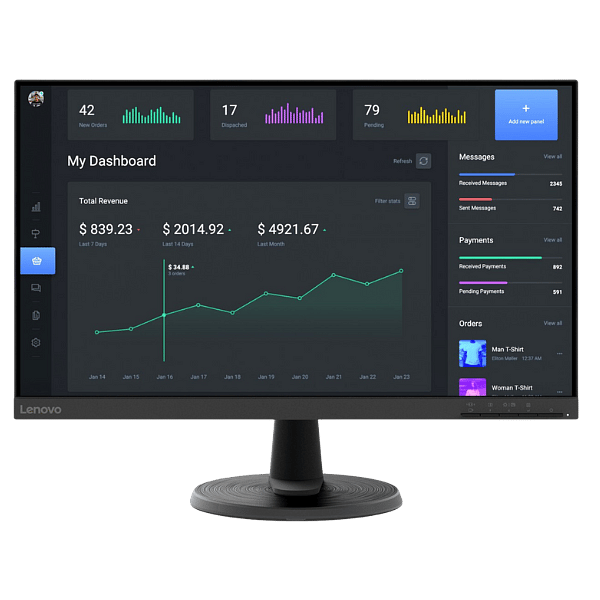 Lenovo C2440  Monitor 238 LED Full HD FreeSync 4 ms HDMI