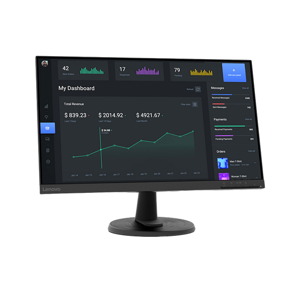 Lenovo D2440  Monitor 238 LED Full HD 75Hz FreeSync