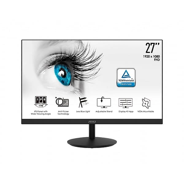 MSI PRO MP271 27 IPS FHD 5ms HDMI VGA  Monitor