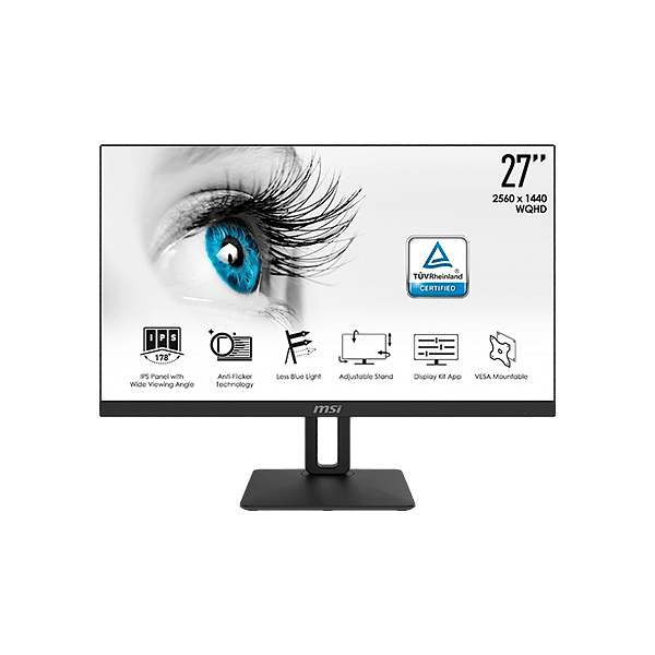 MSI PRO MP271QP 27 IPS 2K 5ms HDMI DP  Monitor