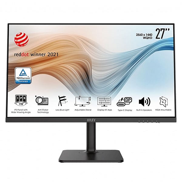MSI Modern MD272QP 27 IPS 2K 4ms DP HDMI TYPE C  Monitor