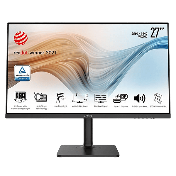 MSI Modern MD272QP 27 IPS 2K 4ms DP HDMI TYPE C  Monitor