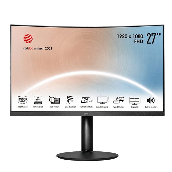 MSI Modern MD271CP 27 Curvo VA FHD 4ms HDMI TYPE C  Monitor