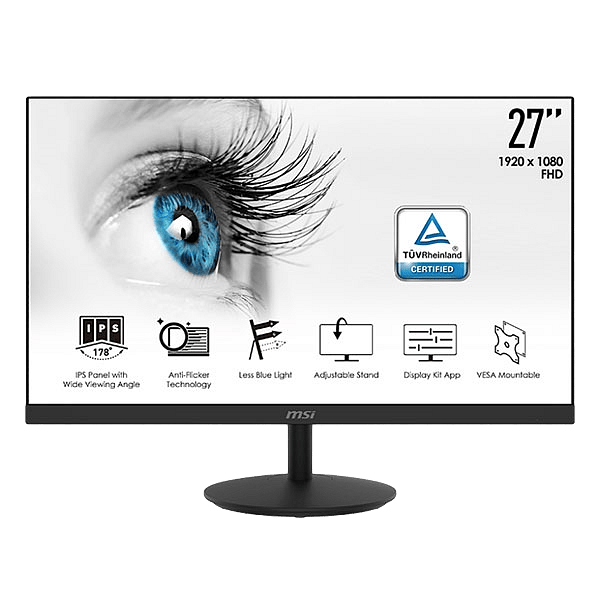MSI PRO MP271C 27 Curvo VA FHD 4ms HDMI VGA  Monitor
