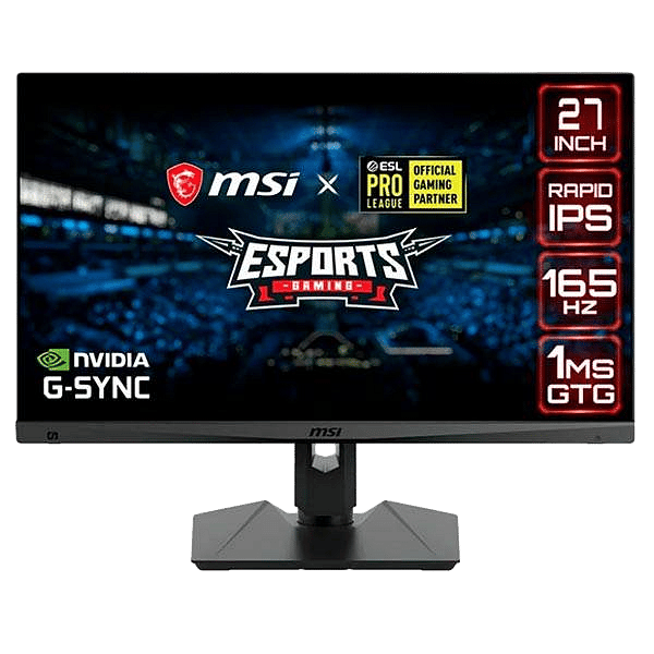 MSI Optix MAG274QRF 27 IPS 2K GSYNC 165HZ 1ms  Monitor
