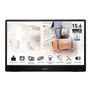 MSI PRO MP161 E2  Monitor 156 IPS Full HD 1ms