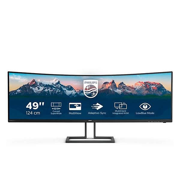 Monitor Profesional Ultrapanorámico Curvo Philips 498P9Z 48