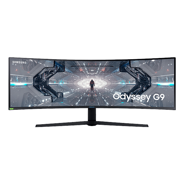 Monitor Gaming Ultrapanorámico Curvo Samsung Odyssey G9 G95TSSP 49 Dual QHD 1ms 240Hz VA Blanco y Negro