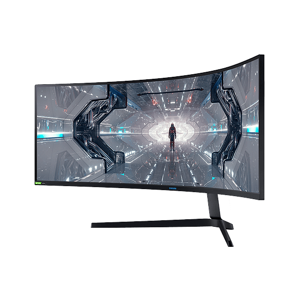 Monitor Gaming Ultrapanorámico Curvo Samsung Odyssey G9 G95TSSP 49 Dual QHD 1ms 240Hz VA Blanco y Negro