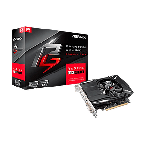 Asrock Radeon RX550 Phantom Gaming 2GB GDDR5  Tarjeta Gráfica AMD