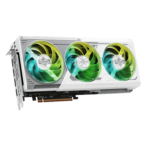 Asrock Radeon RX 9070 XT Steel Legend OC Gaming 16GB GDDR6 RDNA4  Blanca  Tarjeta Gráfica AMD