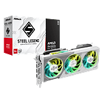 Asrock Radeon RX 9070 Steel Legend OC Gaming 16GB GDDR6 RDNA4  Blanca  Tarjeta Gráfica AMD