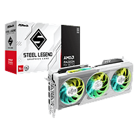Asrock Radeon RX 9070 Steel Legend OC Gaming 16GB GDDR6 RDNA4 | Blanca | Tarjeta Gráfica AMD