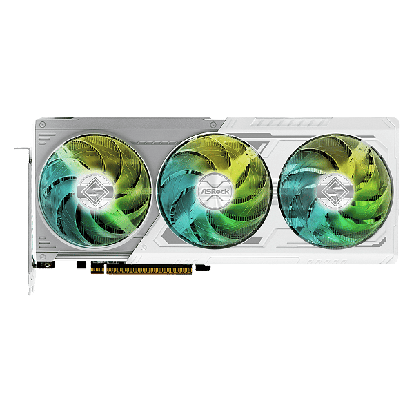 Asrock Radeon RX 9070 Steel Legend OC Gaming 16GB GDDR6 RDNA4  Blanca  Tarjeta Gráfica AMD