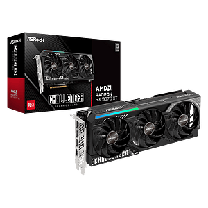Asrock Radeon RX 9070 XT Challenger Gaming 16GB GDDR6 RDNA4 Tarjeta Gráfica AMD Asrock Radeon RX 9070 XT Challenger Gaming 16GB GDDR6 RDNA4 Tarjeta Gráfica AMD
