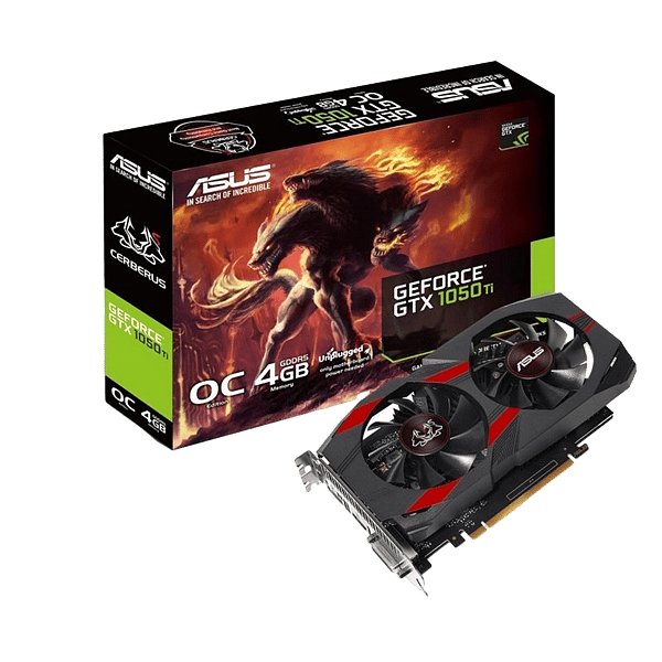 Asus Cerberus GeForce GTX1050 Ti OC 4GB GD5  Gráfica