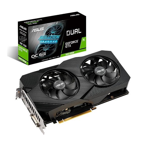 Asus Dual GeForce GTX1660 Super OC Evo 6GB GD6  Gráfica