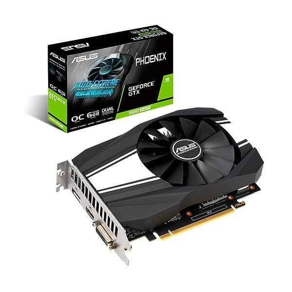 Asus Phoenix GeForce GTX1660 Super OC 6GB GDDR6  Tarjeta Gráfica Nvidia